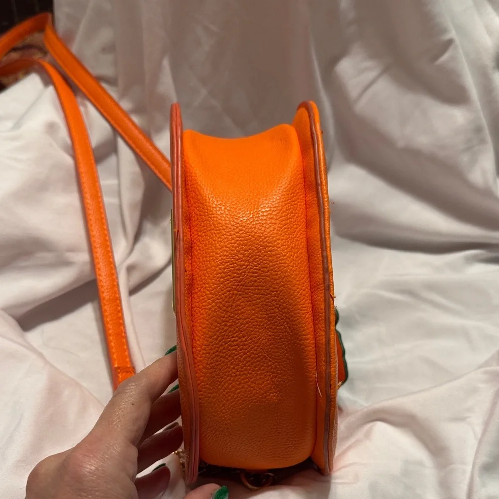 Betsey Johnson orange pumpkin